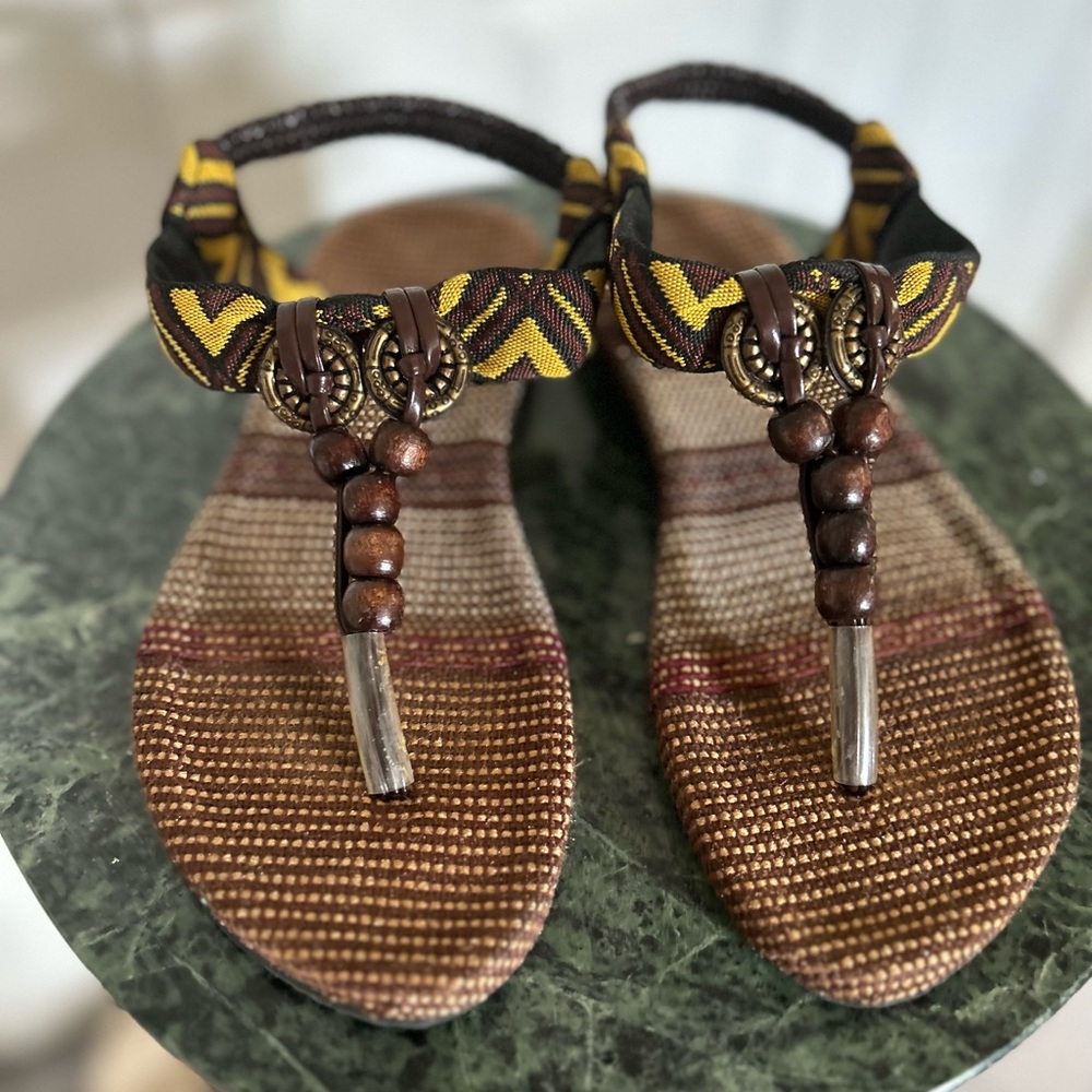 Thong sandals flat shoes
